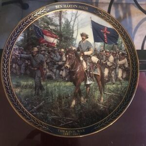 Ben Hardin Helm Decorative Plate